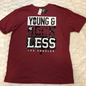 Men’s young & reckless tee shirt